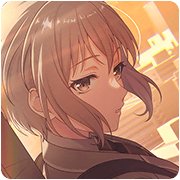 夕陽に照らされた横顔